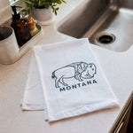 Montana Bison Tea Towel