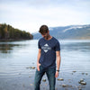 Beer Hunting Montana Unisex Tee - Midnight Navy - The Montana Scene