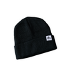 Three Tree Foldover Beanie - Black