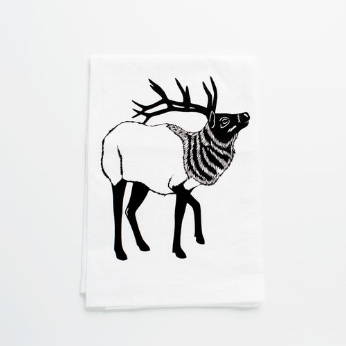 Elk Tea Towel - The Montana Scene