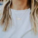 Mountain Necklace - Gold - The Montana Scene