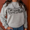 Mountain Sketch Unisex Pullover - Sage 