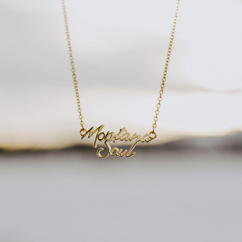 Montana Soul Necklace - Gold