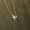 Bird Necklace - Gold - The Montana Scene