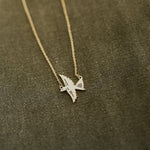 Bird Necklace - Gold