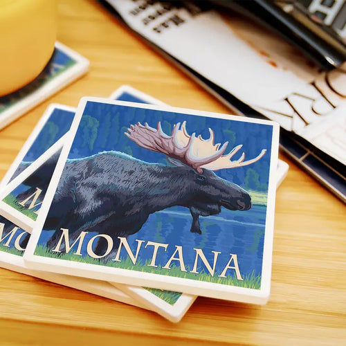 Montana Moose Coaster - The Montana Scene