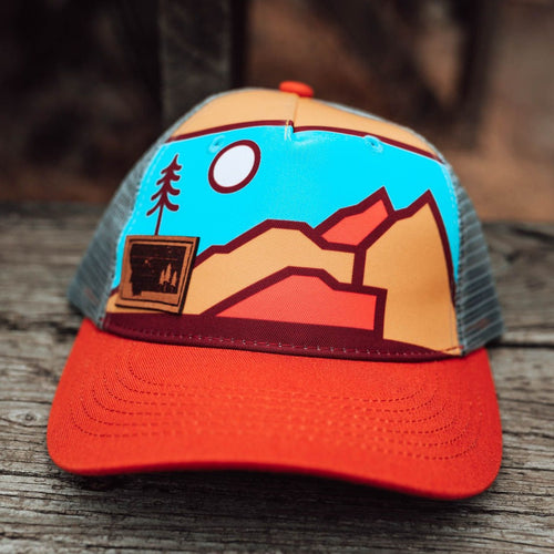 Desert Moon Kids Trucker - Orange