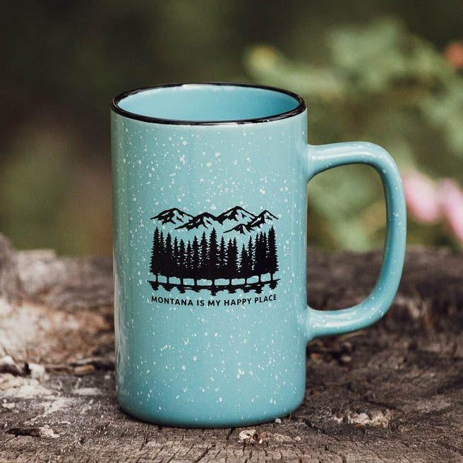 montana is my happy place mug