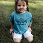 Montana Fish Toddler Tee - Surf - The Montana Scene