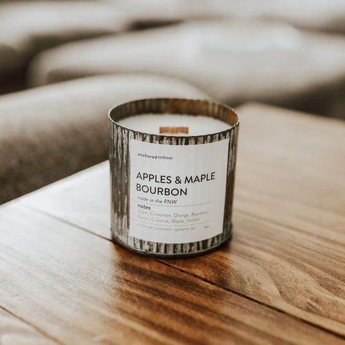 Apple & Maple Bourbon - Rustic Vintage Candle - The Montana Scene