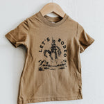 Let's Rodeo Toddler Tee - Coyote Brown