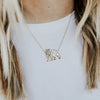 Bear Necklace - Gold - The Montana Scene