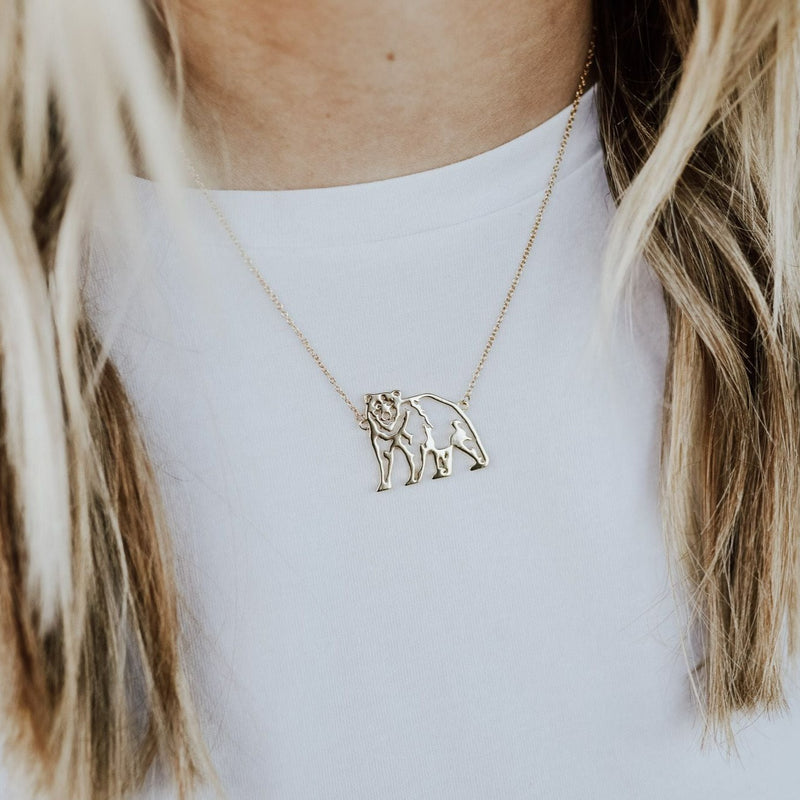 Bear Necklace - Gold