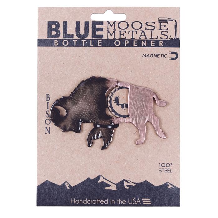 Bison - Metal Bottle Opener - The Montana Scene