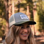 Tri Tone Bear Trucker - Green - The Montana Scene