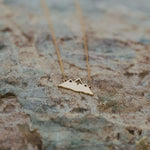 Mountain Necklace - Gold