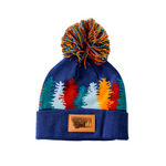 Fall Forest Kids Beanie - Blue