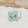 Montana Wildflower Ceramic Mug - Powder Blue - The Montana Scene