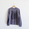 Flower Meadow Unisex Pullover - Pigment Plum - The Montana Scene