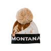 Montana Sasquatch Kids Beanie - Black/Brown - The Montana Scene