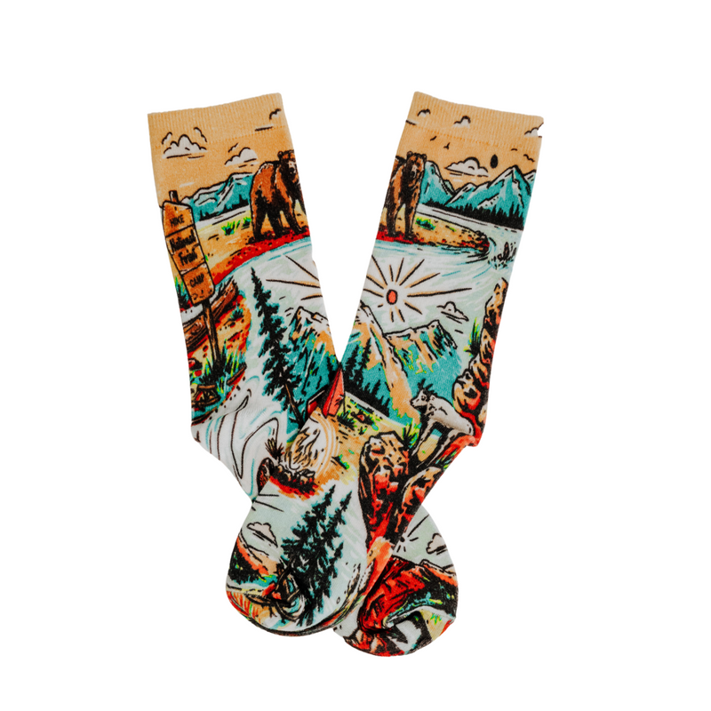 National Forest Unisex Socks - The Montana Scene