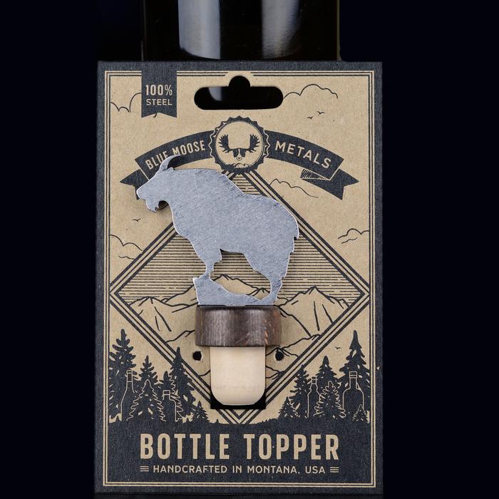 Goat- Bottle Topper - The Montana Scene