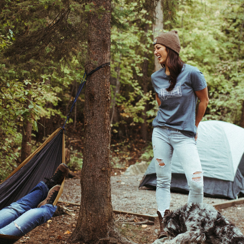 Starry Road Unisex Tee - Blue Jean - The Montana Scene