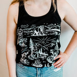 National Forest Ladies Tank - Black