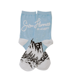 Snow Flurries Unisex Socks - The Montana Scene