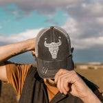 Skull Trucker - Grey - The Montana Scene