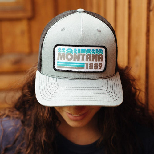 Retro Trucker - Blue - The Montana Scene