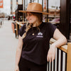 Montana Three Tree Ladies Muscle Tee - Black