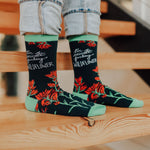 I'm a Delicate F*@king Wildflower Unisex Socks - The Montana Scene