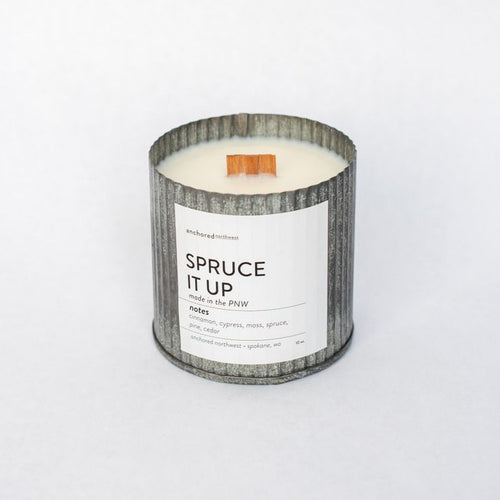 Spruce It Up - Rustic Vintage Candle