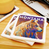 Montana Grizzly Bear Coaster