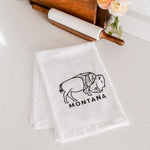 Montana Bison Tea Towel