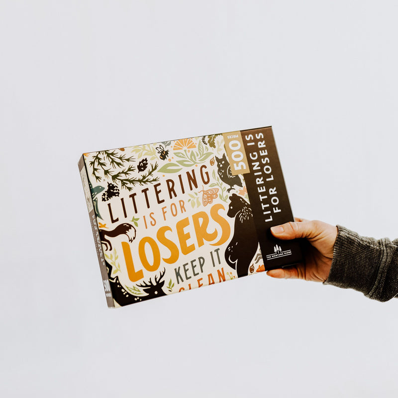 Littering is for Losers Puzzle - 500 Piece Puzzle