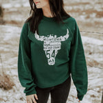 Skull Unisex Pullover - Forest - Discontinued