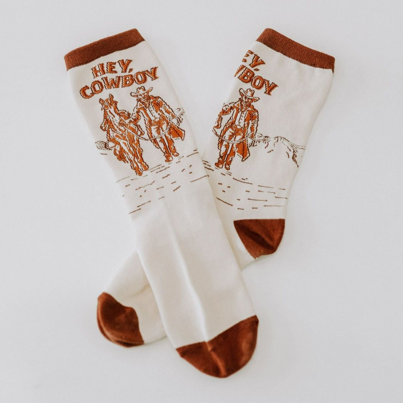 Hey Cowboy Unisex Socks– The Montana Scene