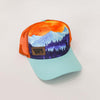 Denali Kids Trucker - Orange/Blue - The Montana Scene