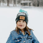 Yeti Kids Beanie - Teal - The Montana Scene