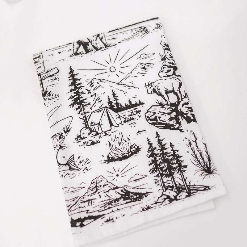 National Forest Tea Towel