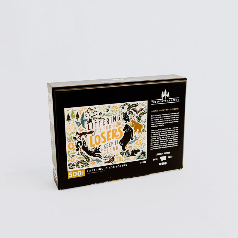 Littering is for Losers Puzzle - 500 Piece Puzzle