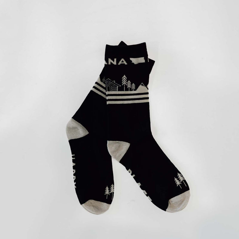 Happy Place Unisex Socks - The Montana Scene