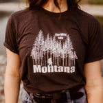 The Wild Life Sasquatch Unisex Tee - Dark Grey - The Montana Scene