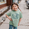 Montana Bison Toddler Tee - Sage