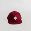 Three Tree Leather Patch Trucker - Berry