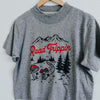 Road Tripping Ladies Boxy Tee - Granite Heather - The Montana Scene