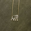 Bear Necklace - Gold - The Montana Scene