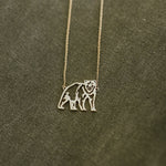 Bear Necklace - Gold
